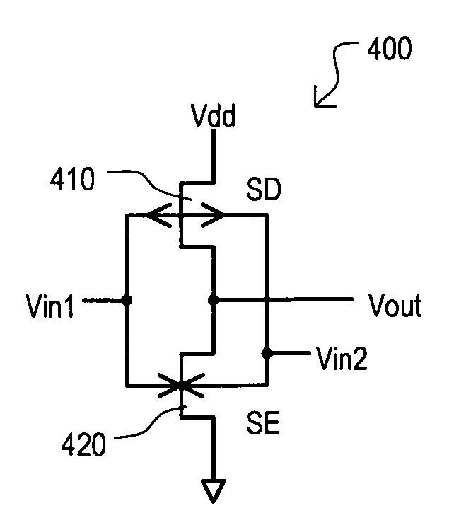 Circuit configurations having four terminal JFET devices