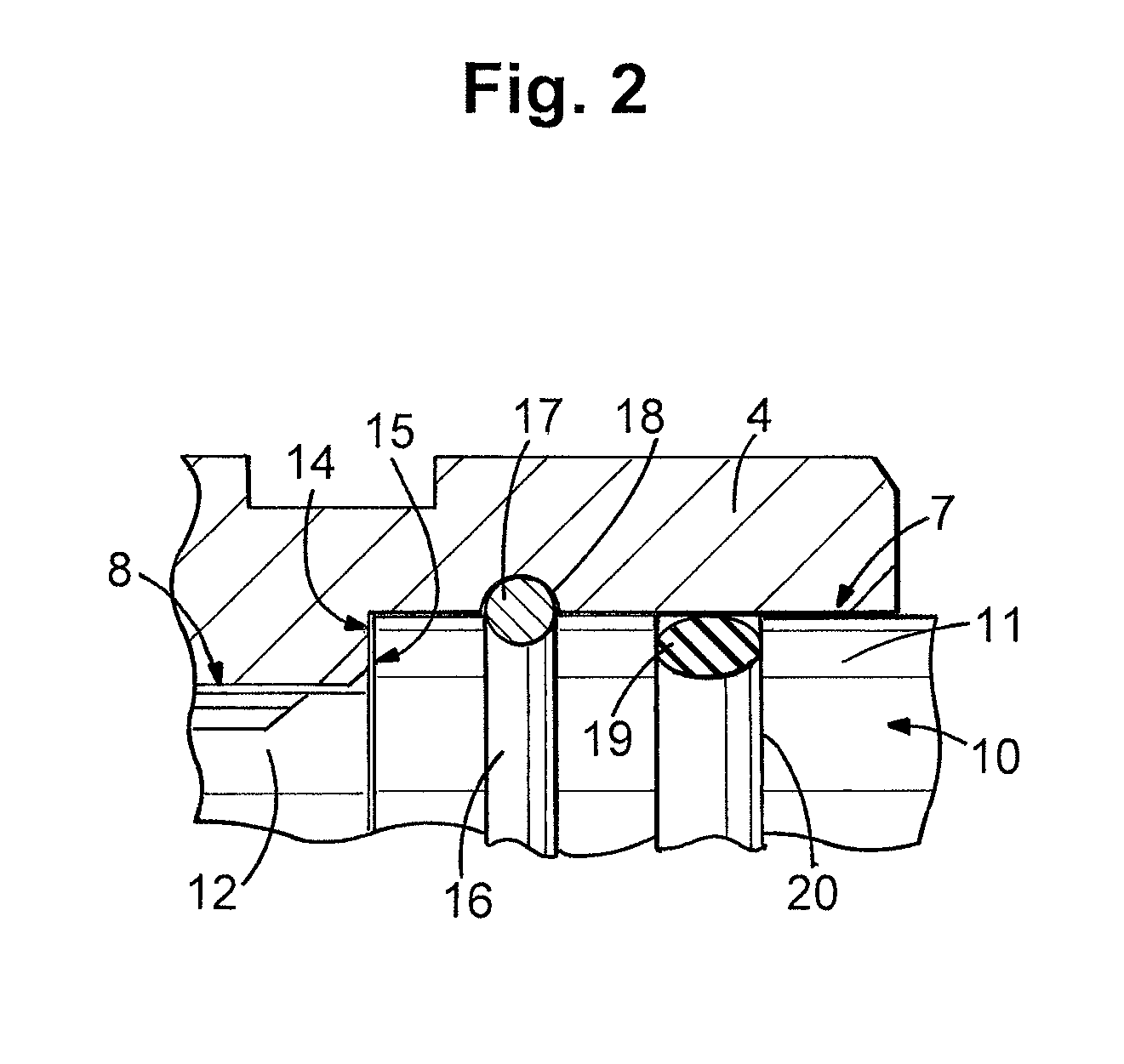 Connecting system and constant velocity joint