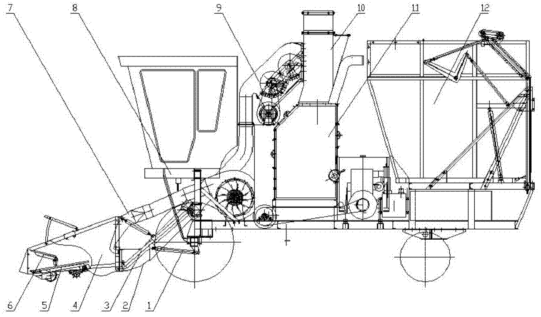 Self-propelled complex-finger type cotton picker