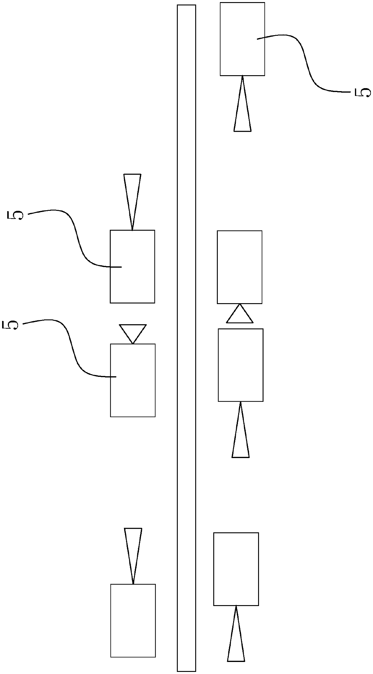 High-beam and low-beam switching system of automobile and control method thereof