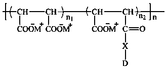 Method for dyeing seaweed fiber with polycarboxylic acid dye