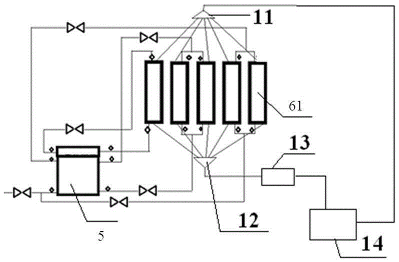 Thermo-photovoltaic power generation system based on heat pipe heat radiation platform