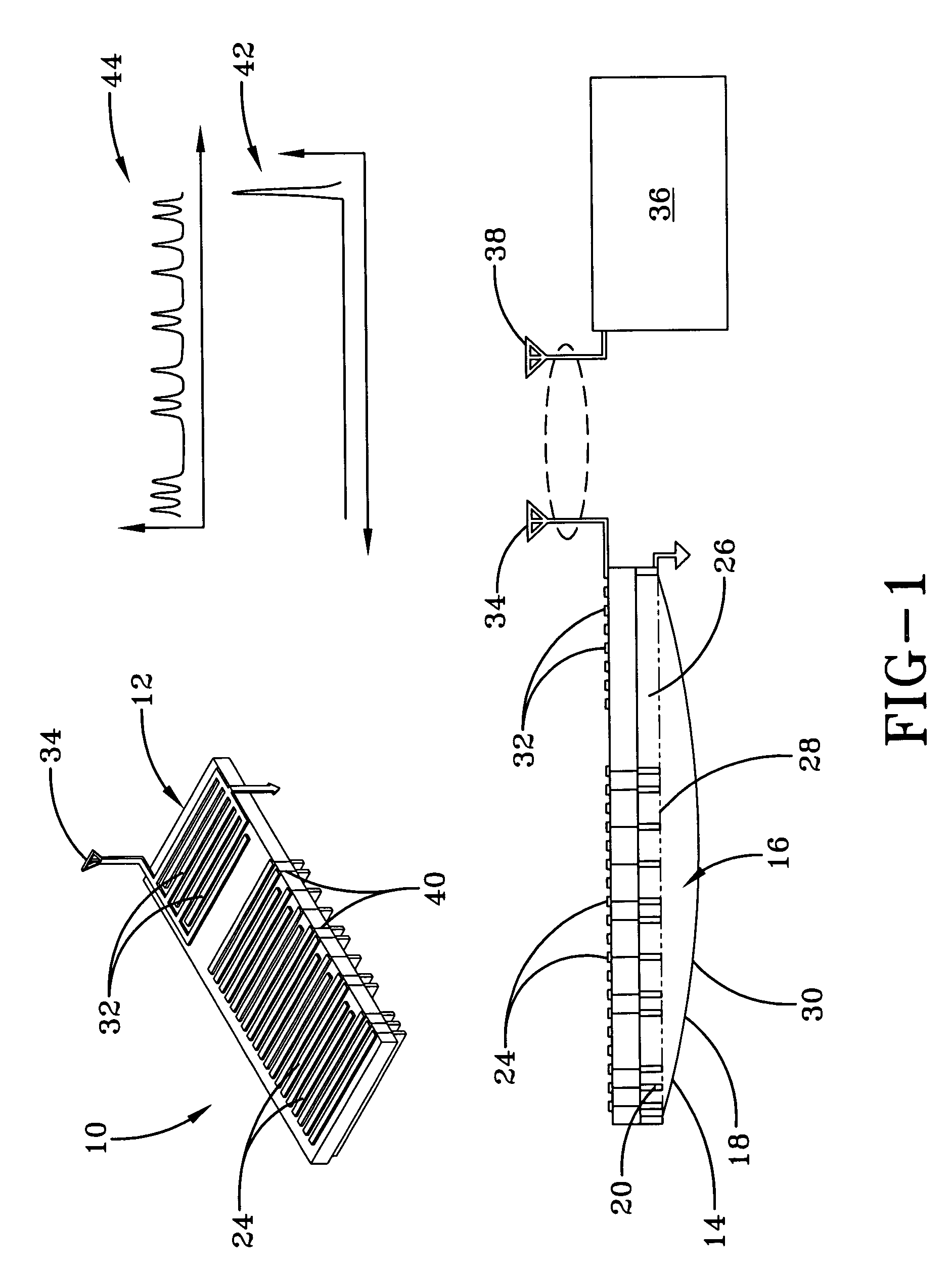 Passive tire pressure sensor and method