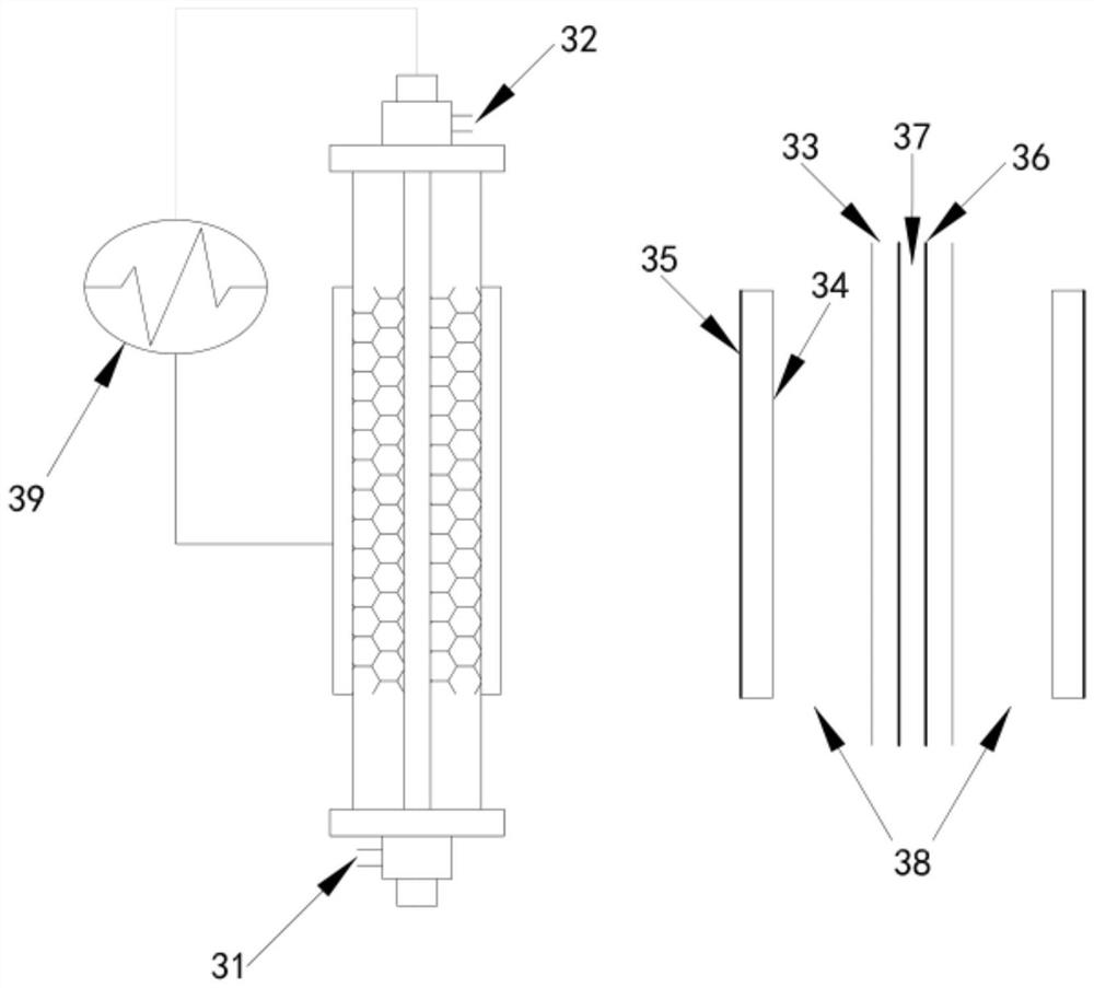 Continuous low-temperature plasma powder treatment and ball milling production device and method thereof