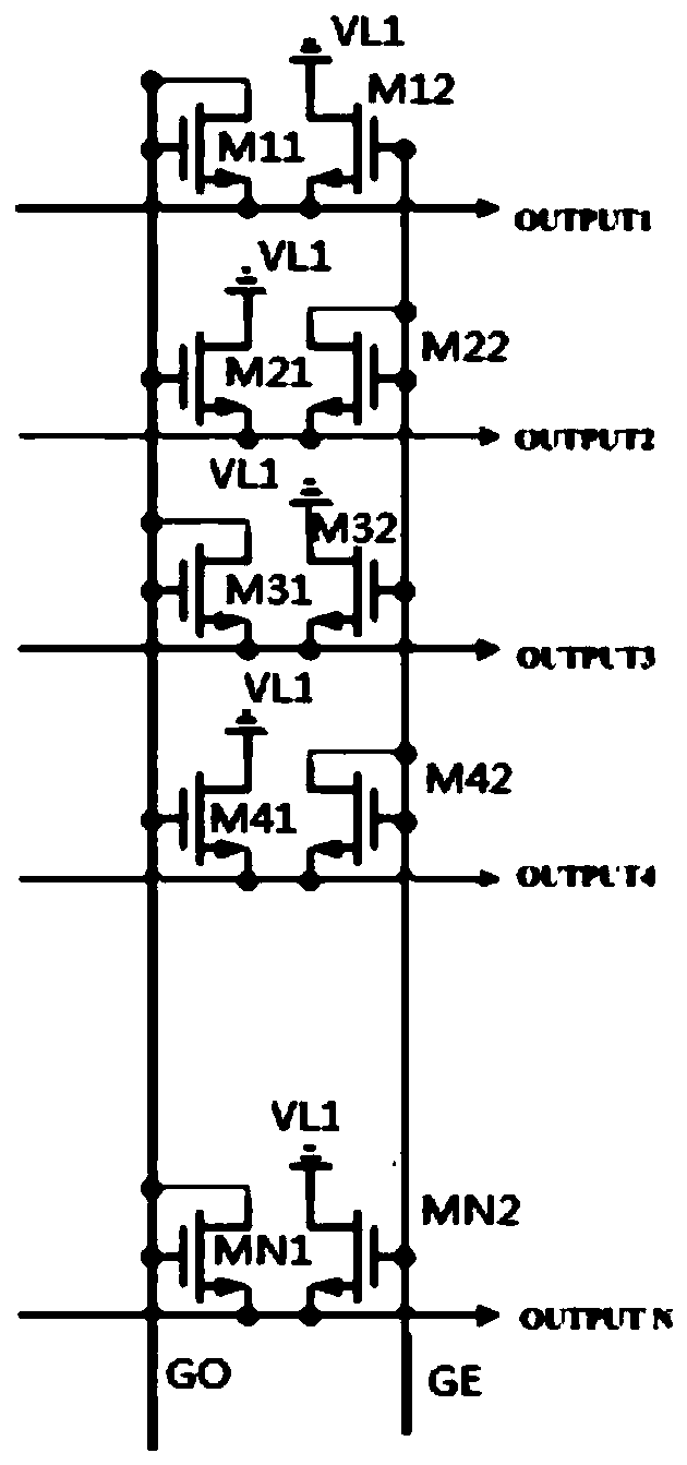 Array detection circuit, driving method, display driver, display substrate and device