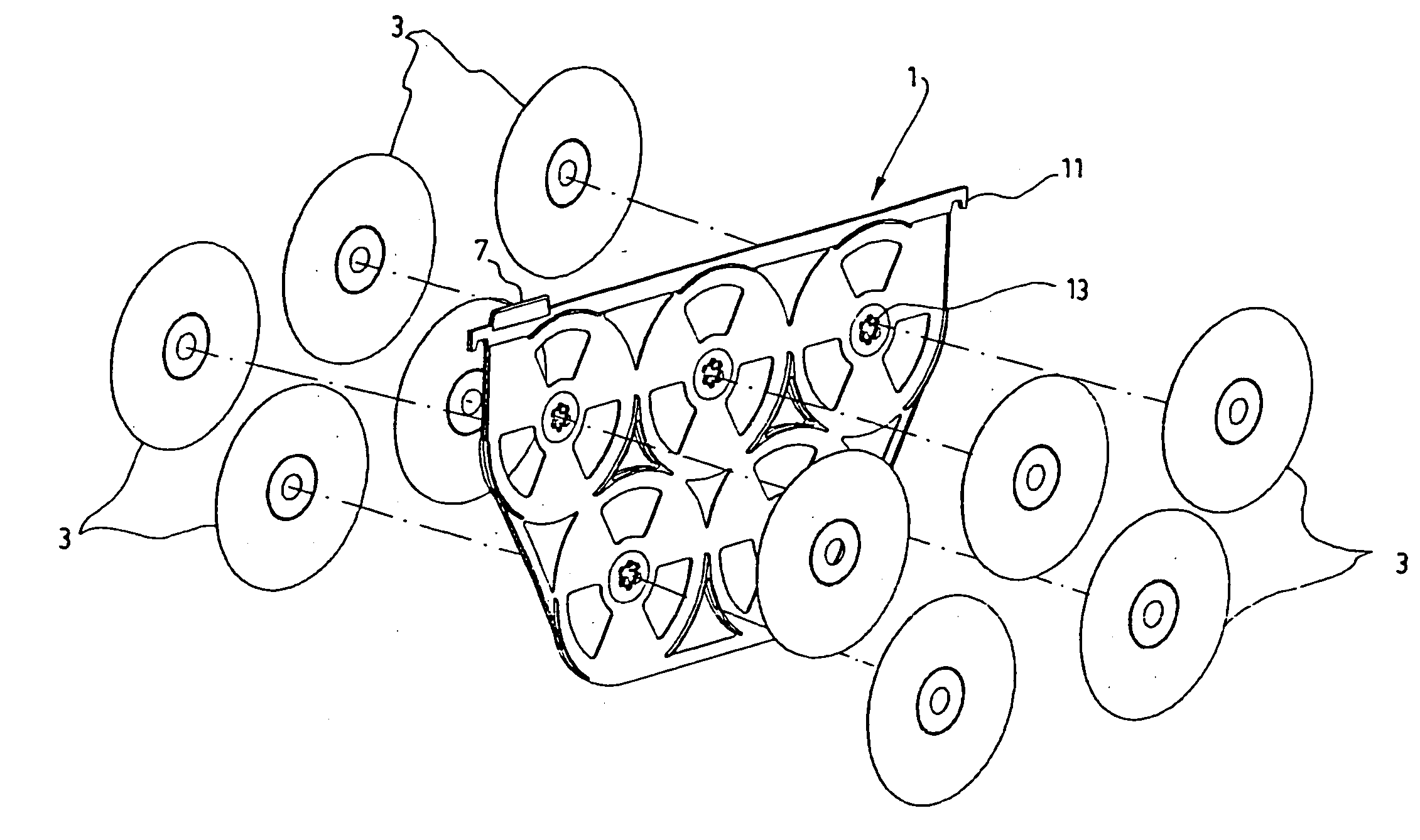 Support for storing CDs