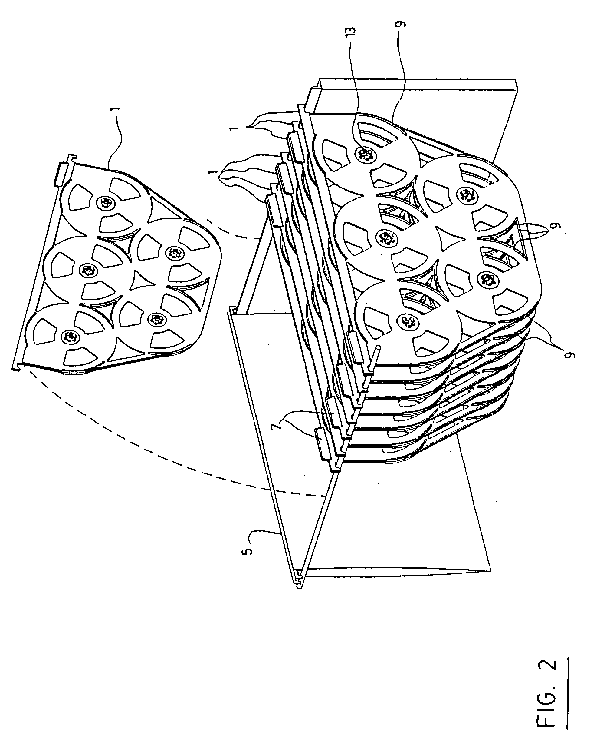 Support for storing CDs