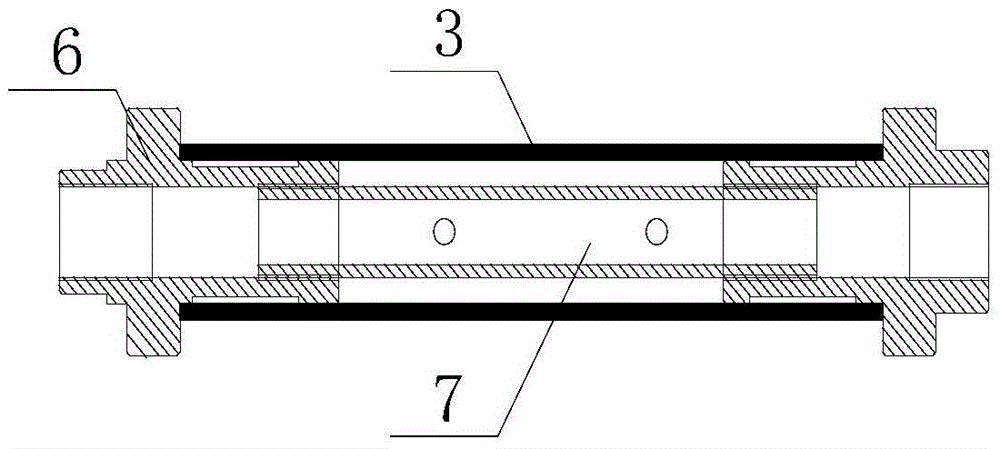 Segmented testing method for surrounding rock mining destruction range