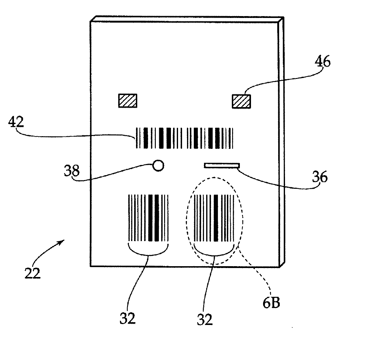 Changeable machine readable assaying indicia