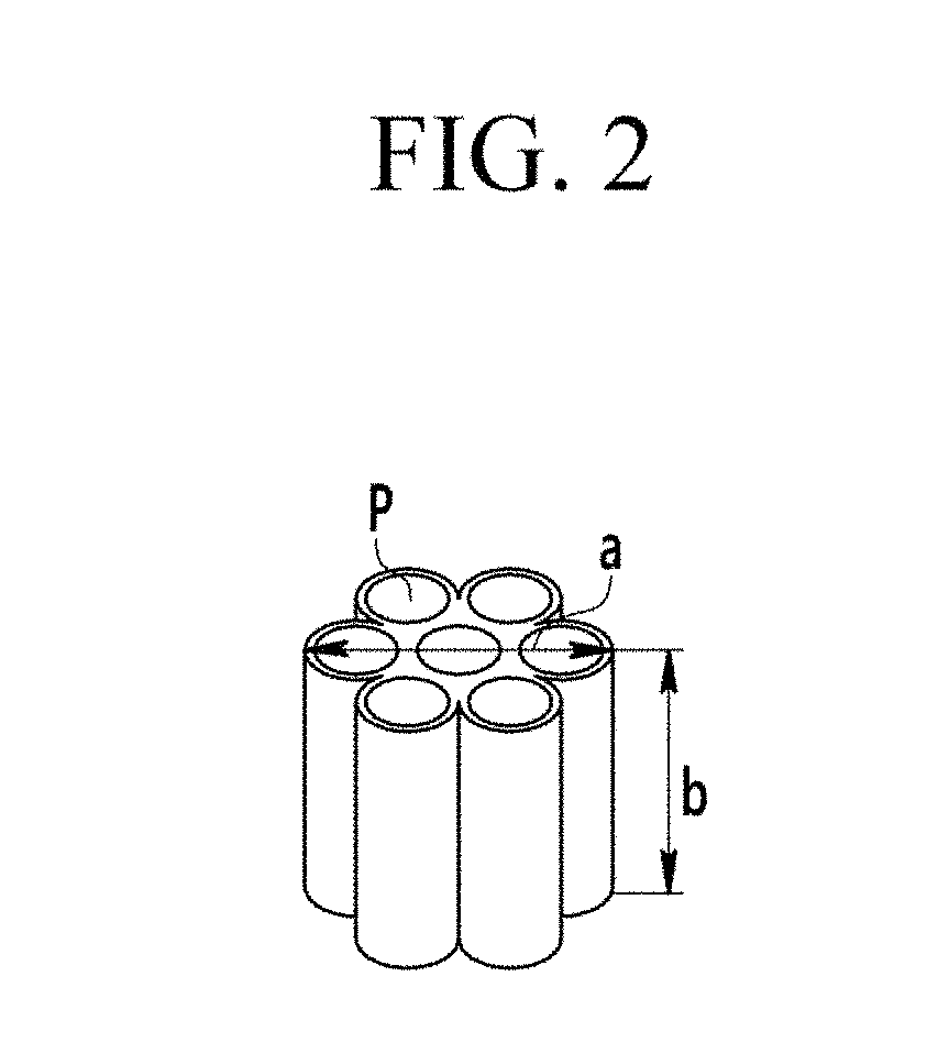 Composite membrane, semi-permeable membrane including the composite membrane, and water treatment device including the semi-permeable membrane