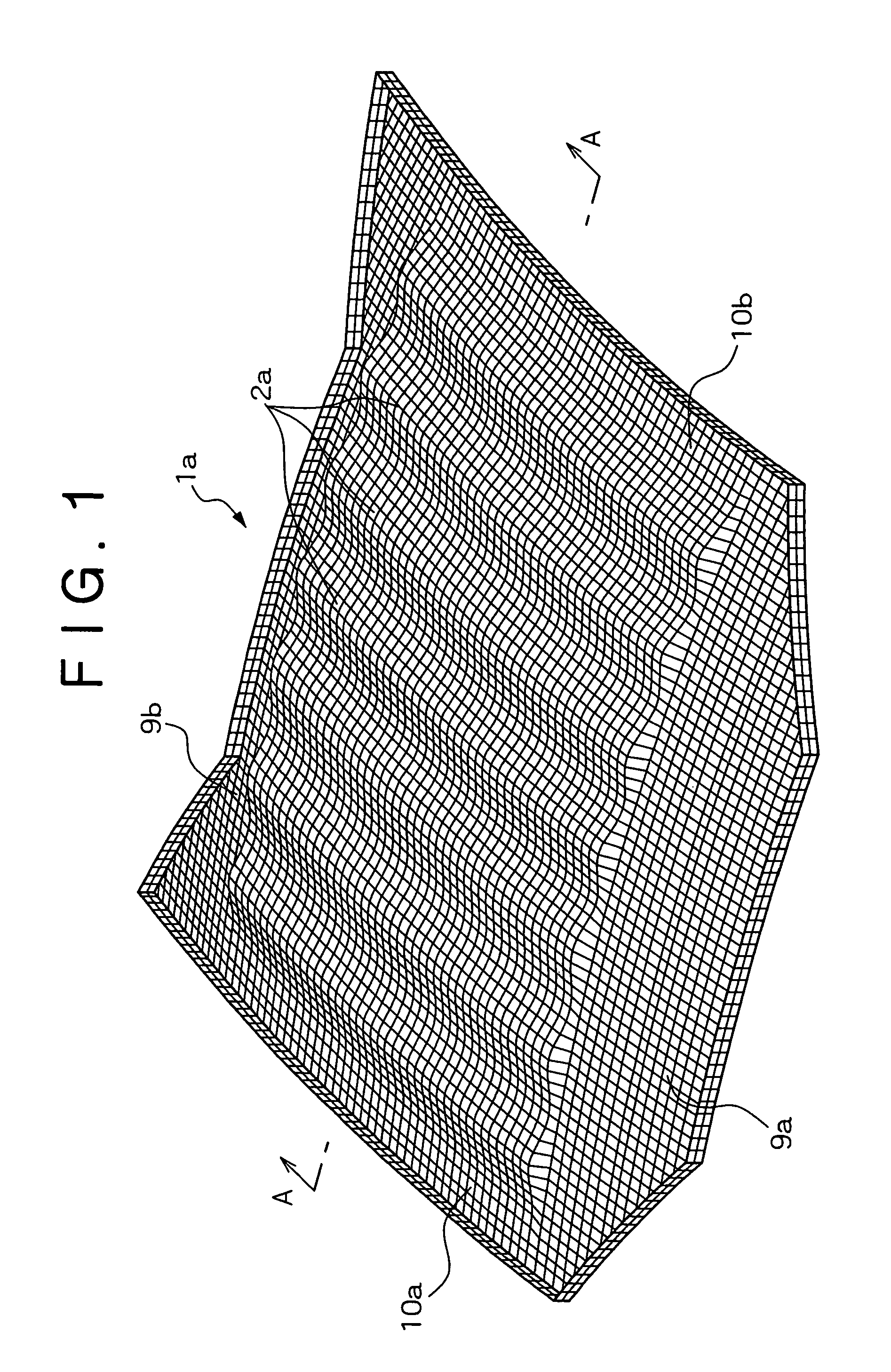 Panel structure for car body hood