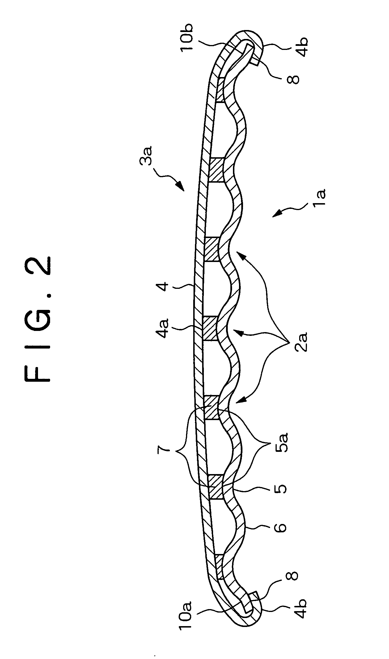 Panel structure for car body hood