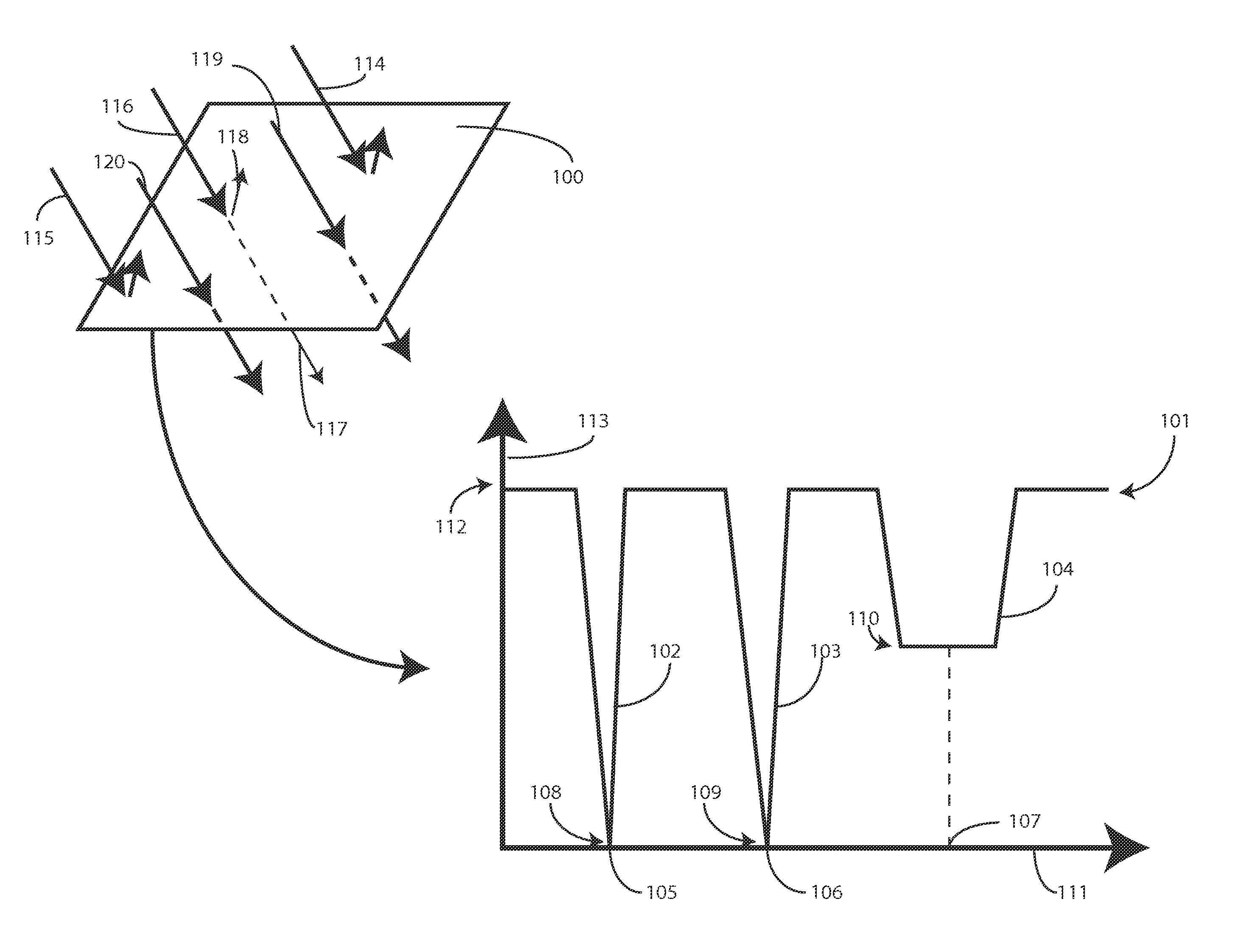 Variable reflectivity notch filter and optical devices using same