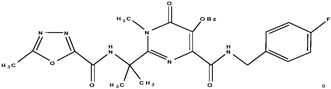 HIV-1 integrase inhibitor solution agent, preparation process and applications thereof