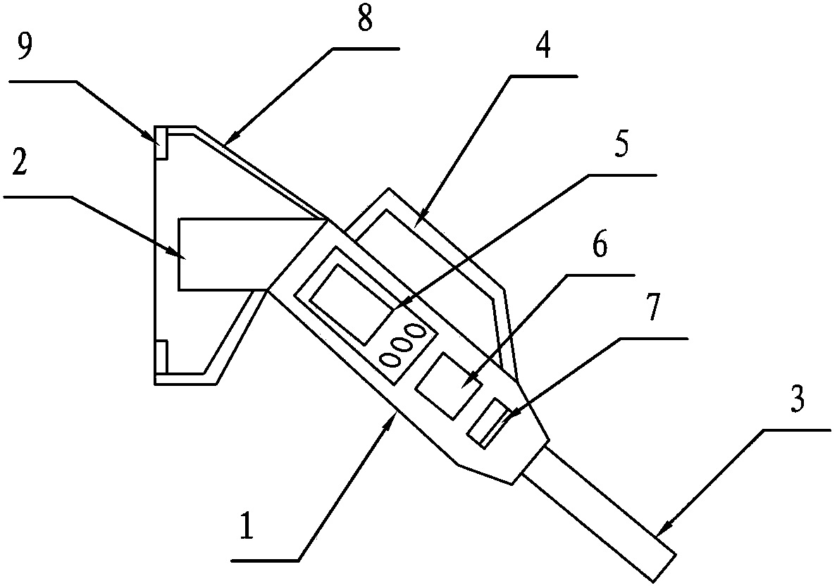 Electric automobile charging gun with charging control function