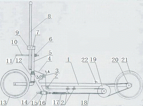 Sport and leisure bicycle