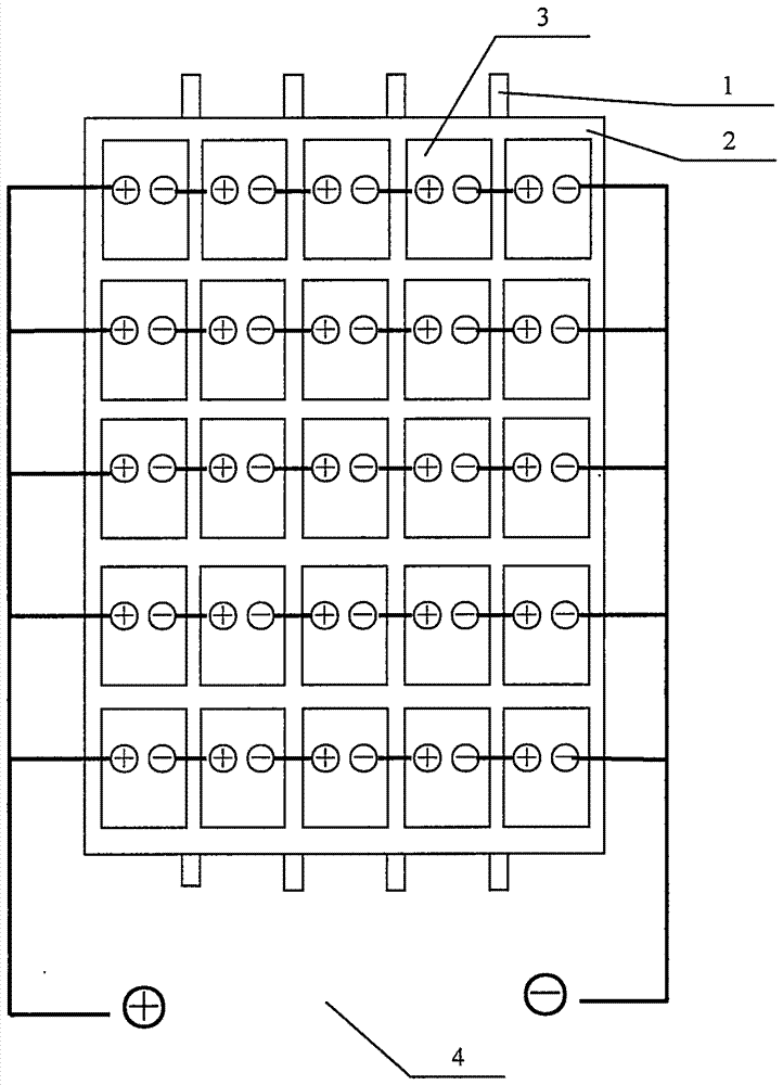 Building facade film-based organic photovoltaic system and installation method