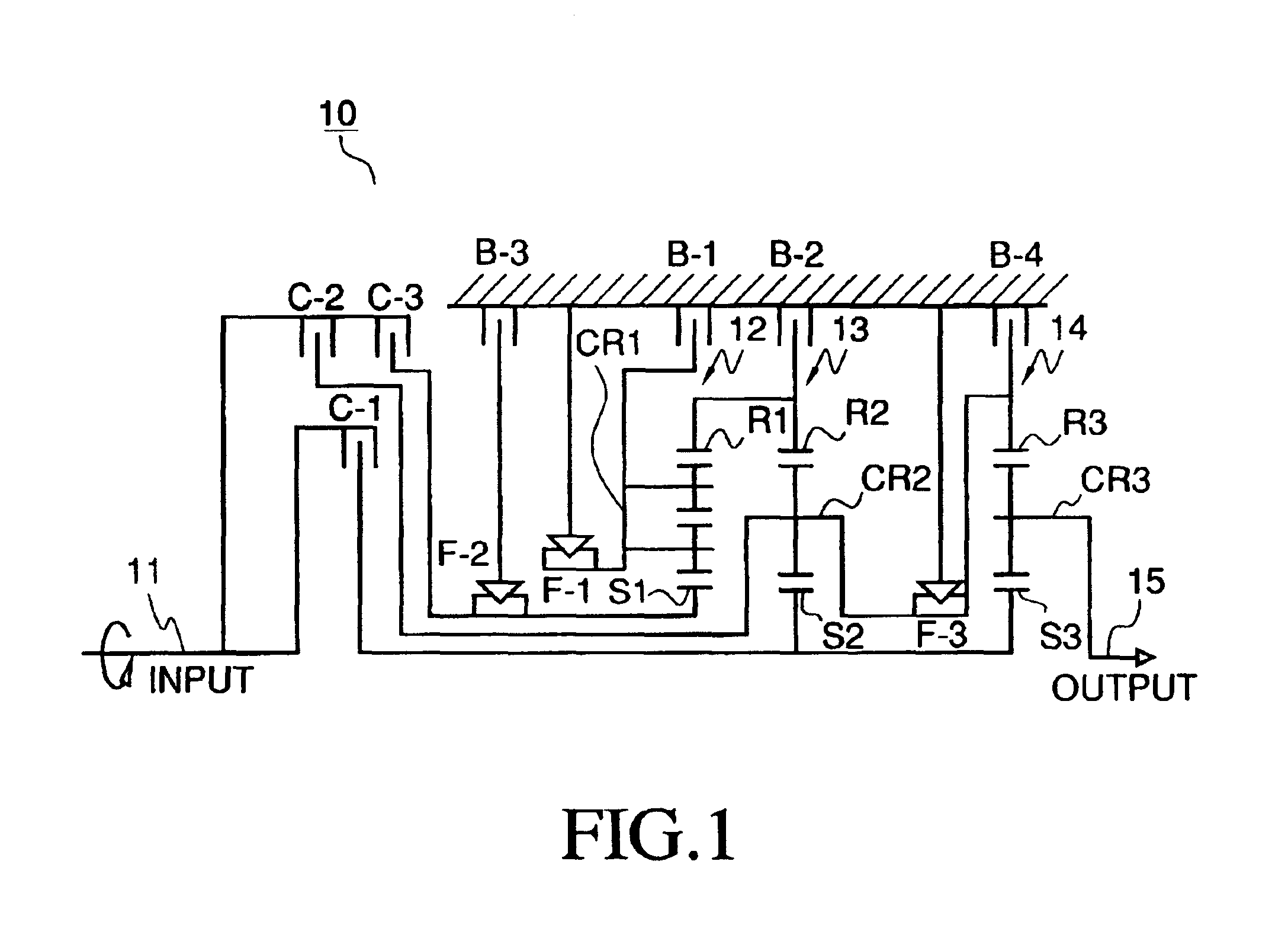 Hydraulic control system for automatic transmission