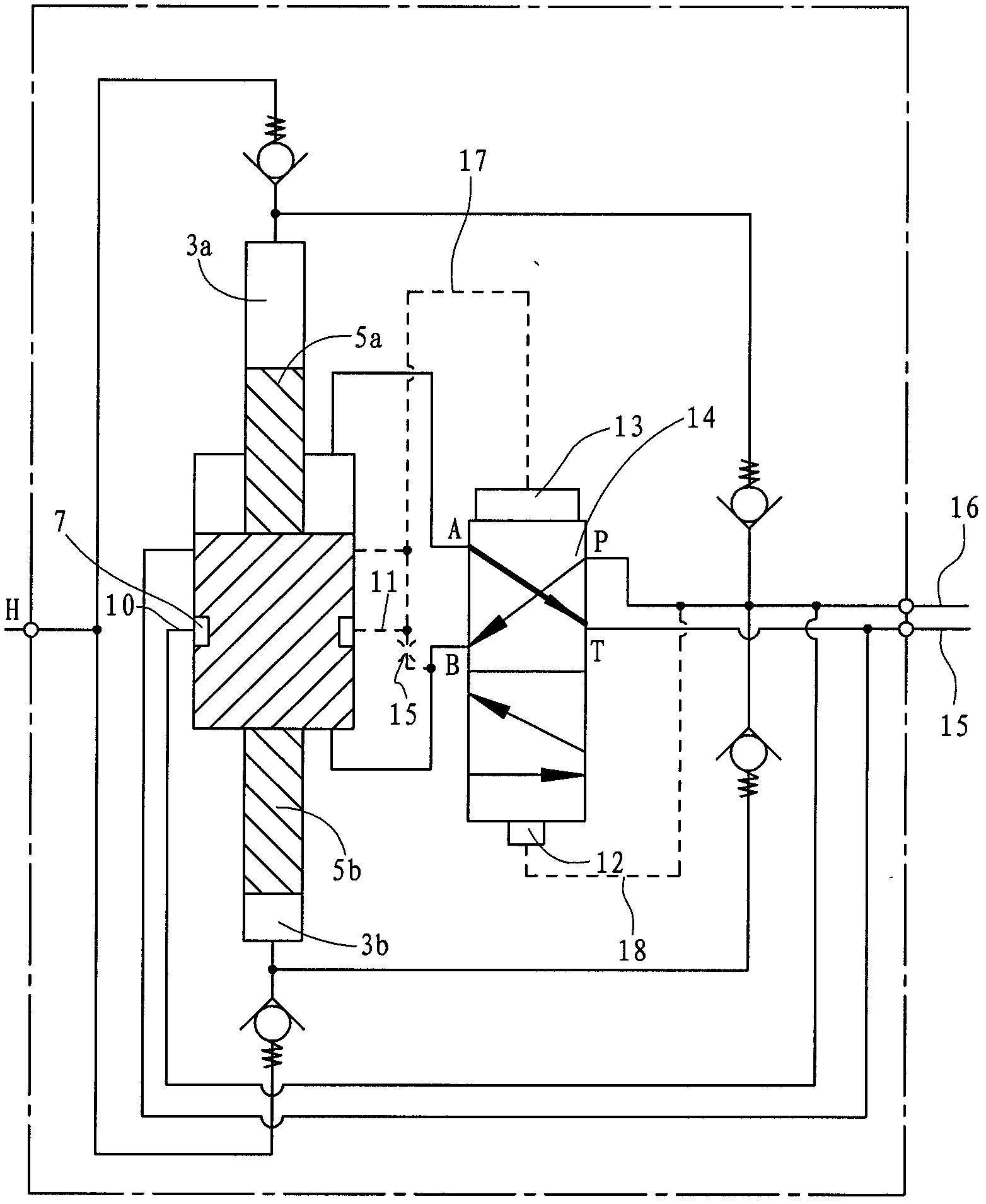 A double-acting reciprocating hydraulic pressure booster