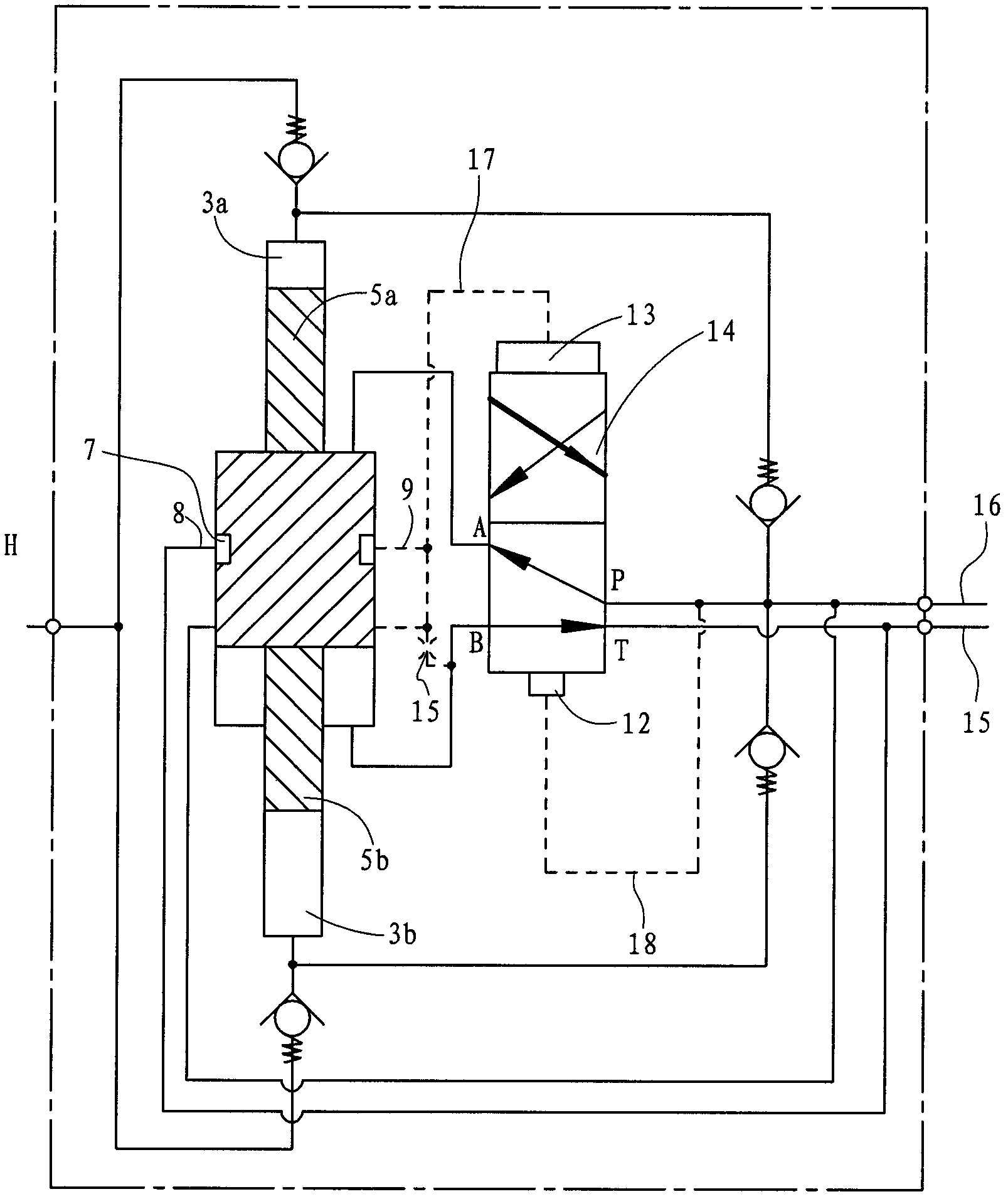 A double-acting reciprocating hydraulic pressure booster