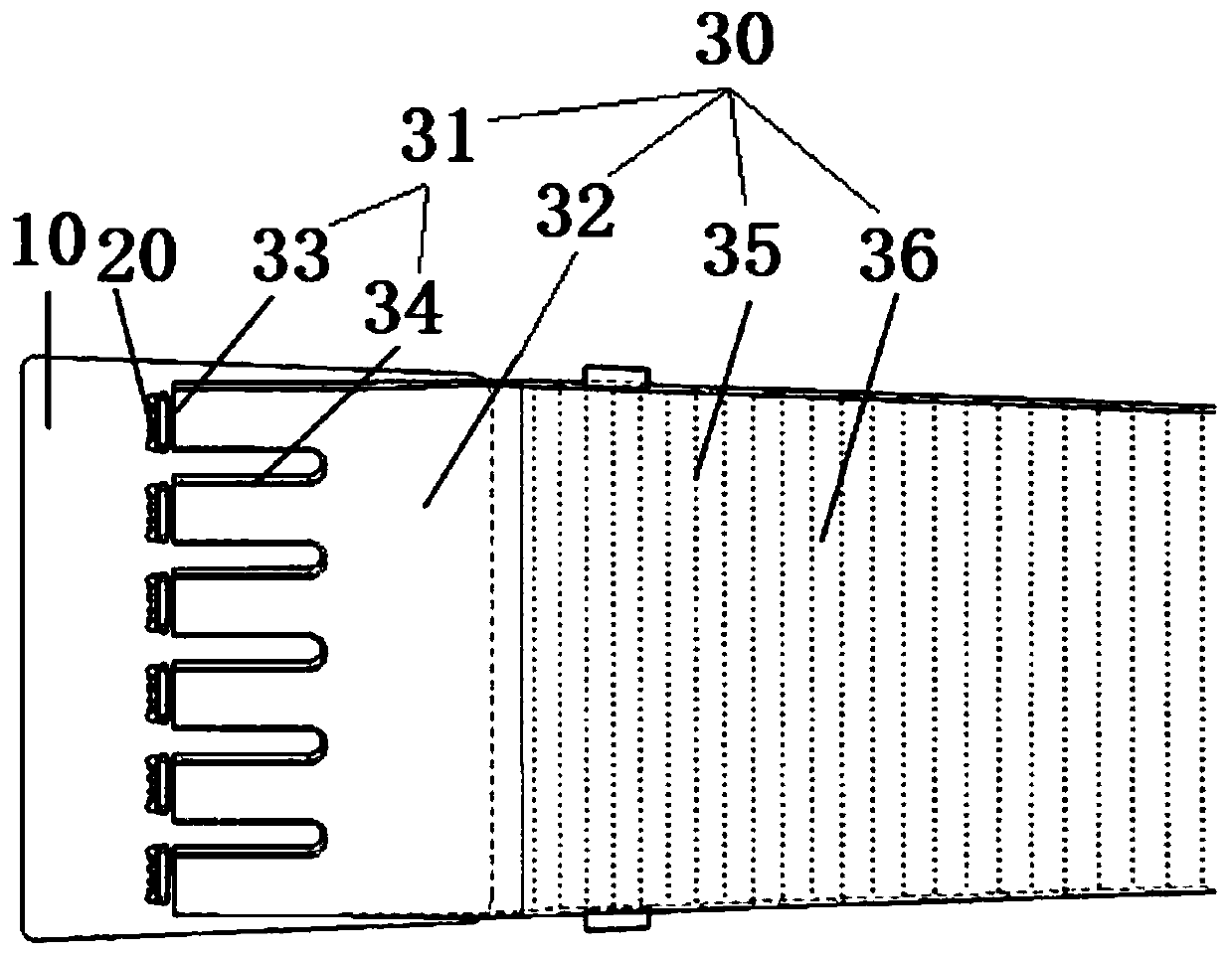 Optical structure and method for shortening RGB light mixing distance