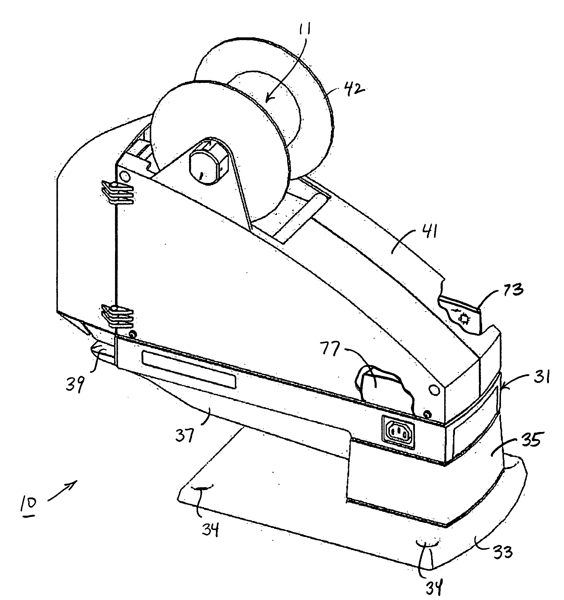 Device for dispensing plastic fasteners