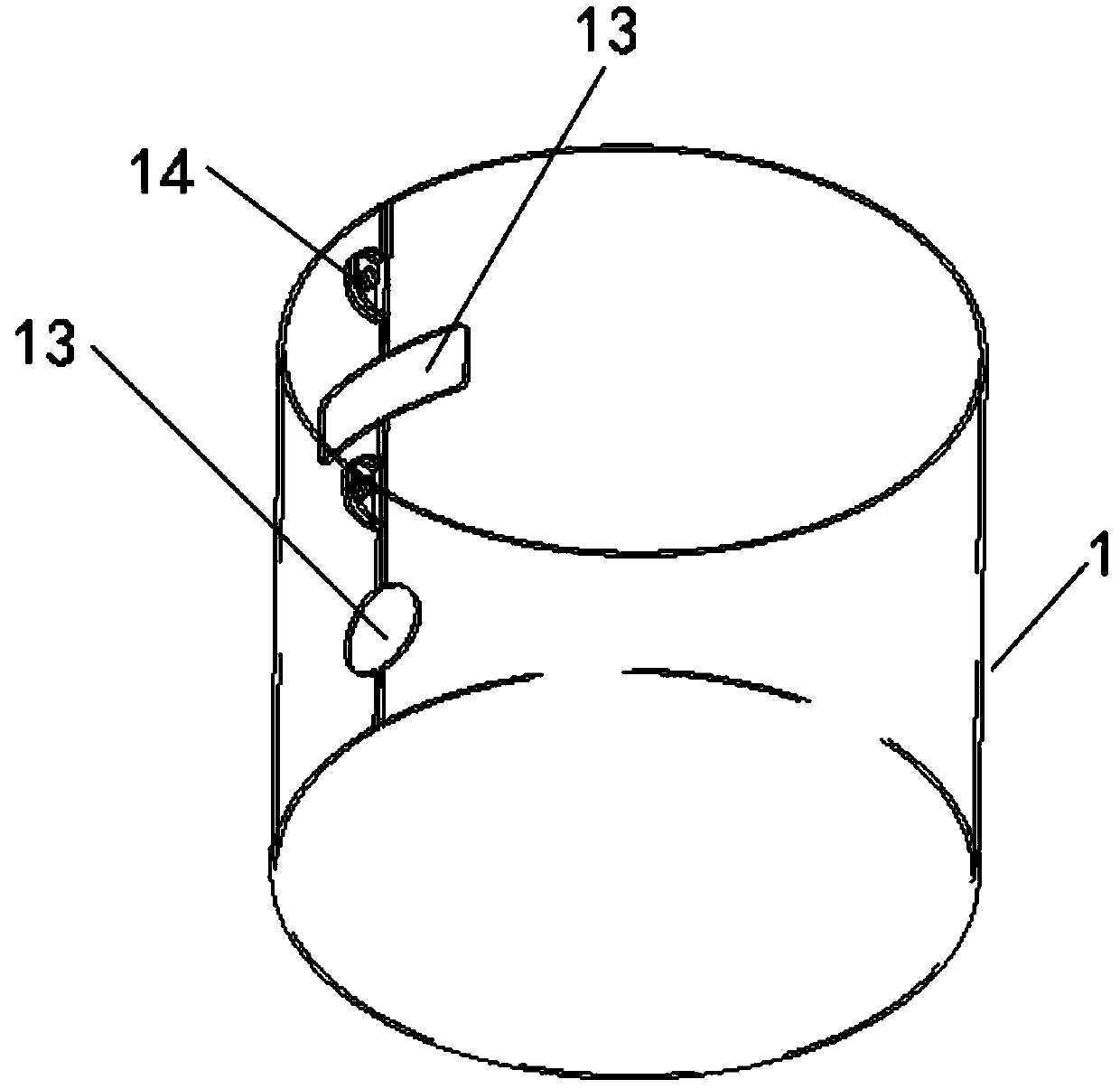 Rotor type compressor noise absorbing device