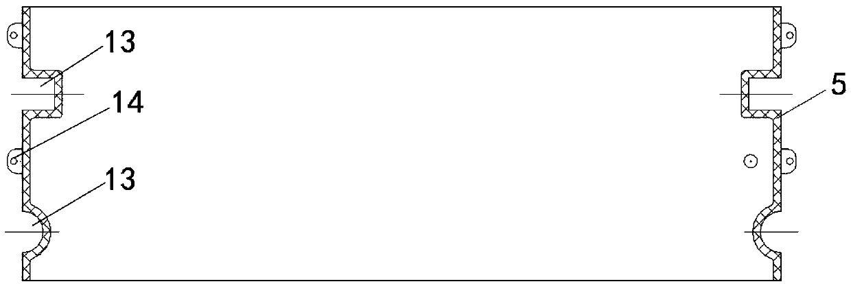 Rotor type compressor noise absorbing device