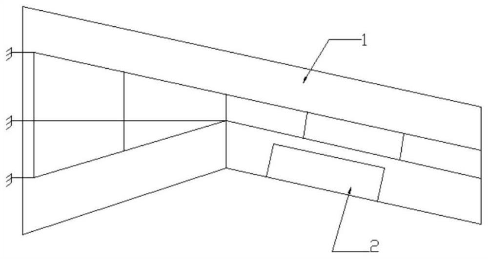 A device for simulating the variation of drag rudder deflection angle and stiffness of tailless aircraft