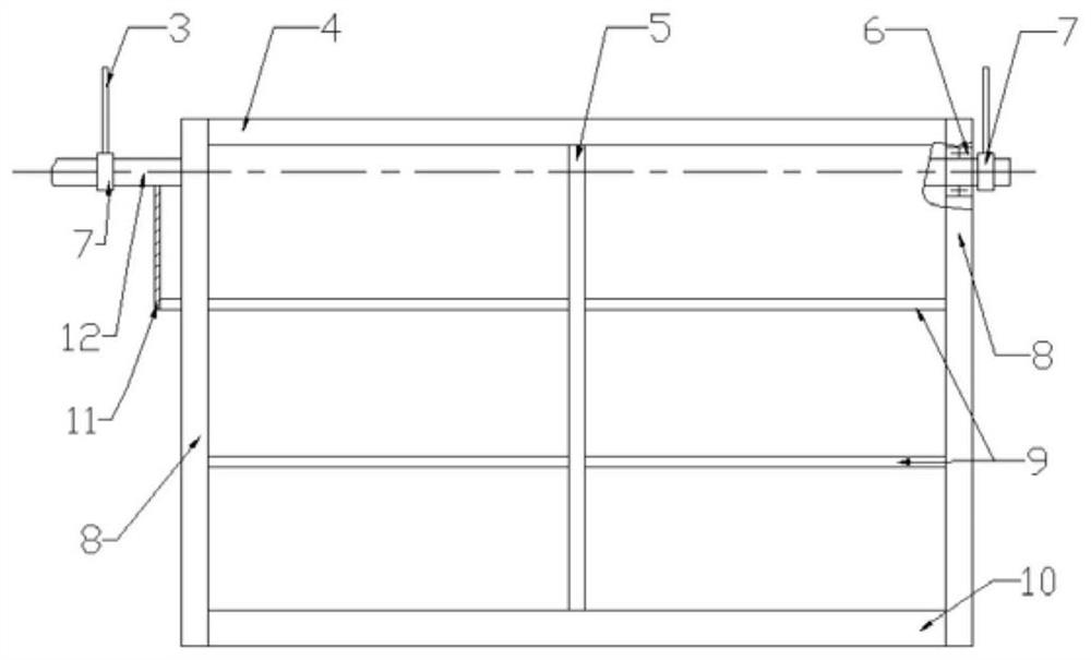 A device for simulating the variation of drag rudder deflection angle and stiffness of tailless aircraft