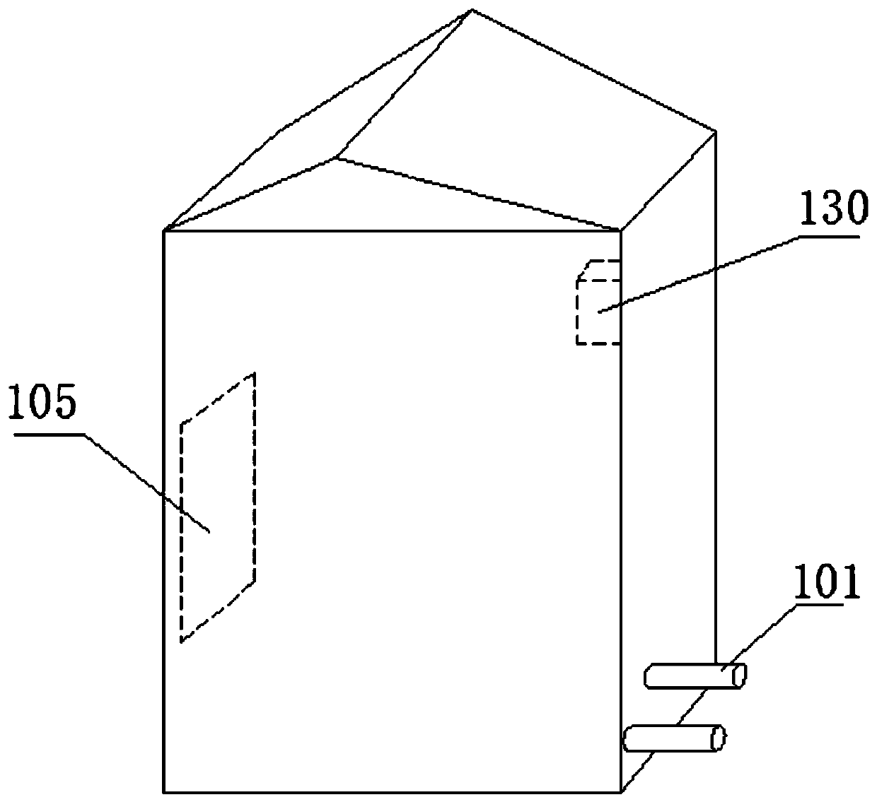 Inner circulation low temperature grain storage system and method