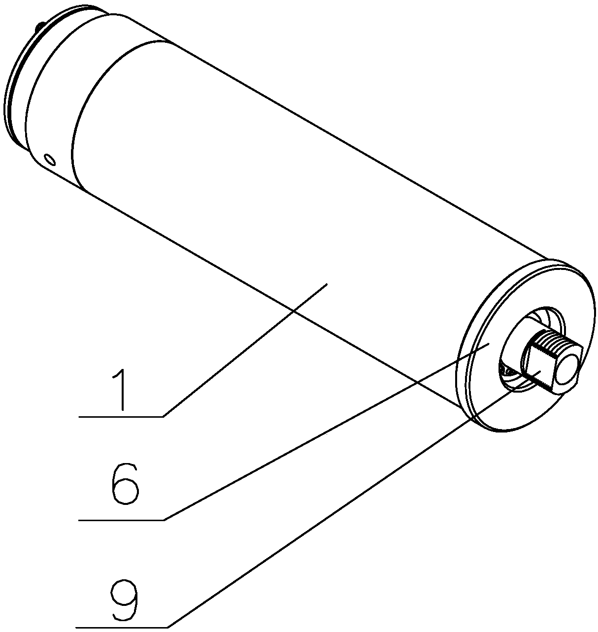 Servo motor logistics roller