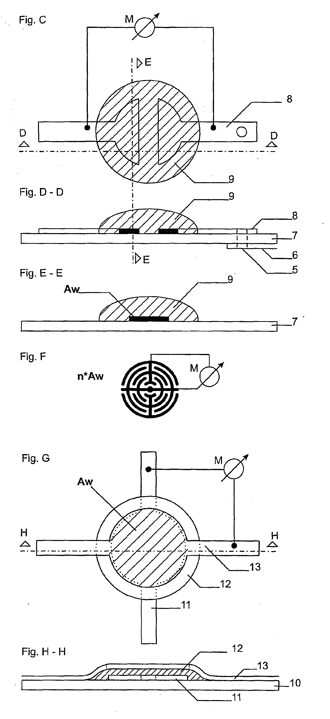 Single or multitouch-capable touchscreens or touchpads comprising an array of pressure sensors and the production of such sensors