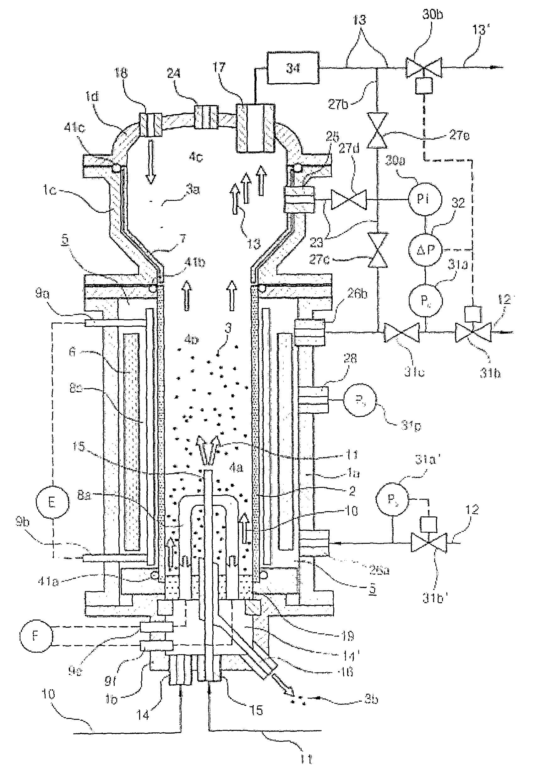 High-Pressure Fluidized Bed Reactor for Preparing Granular Polycrystalline Silicon