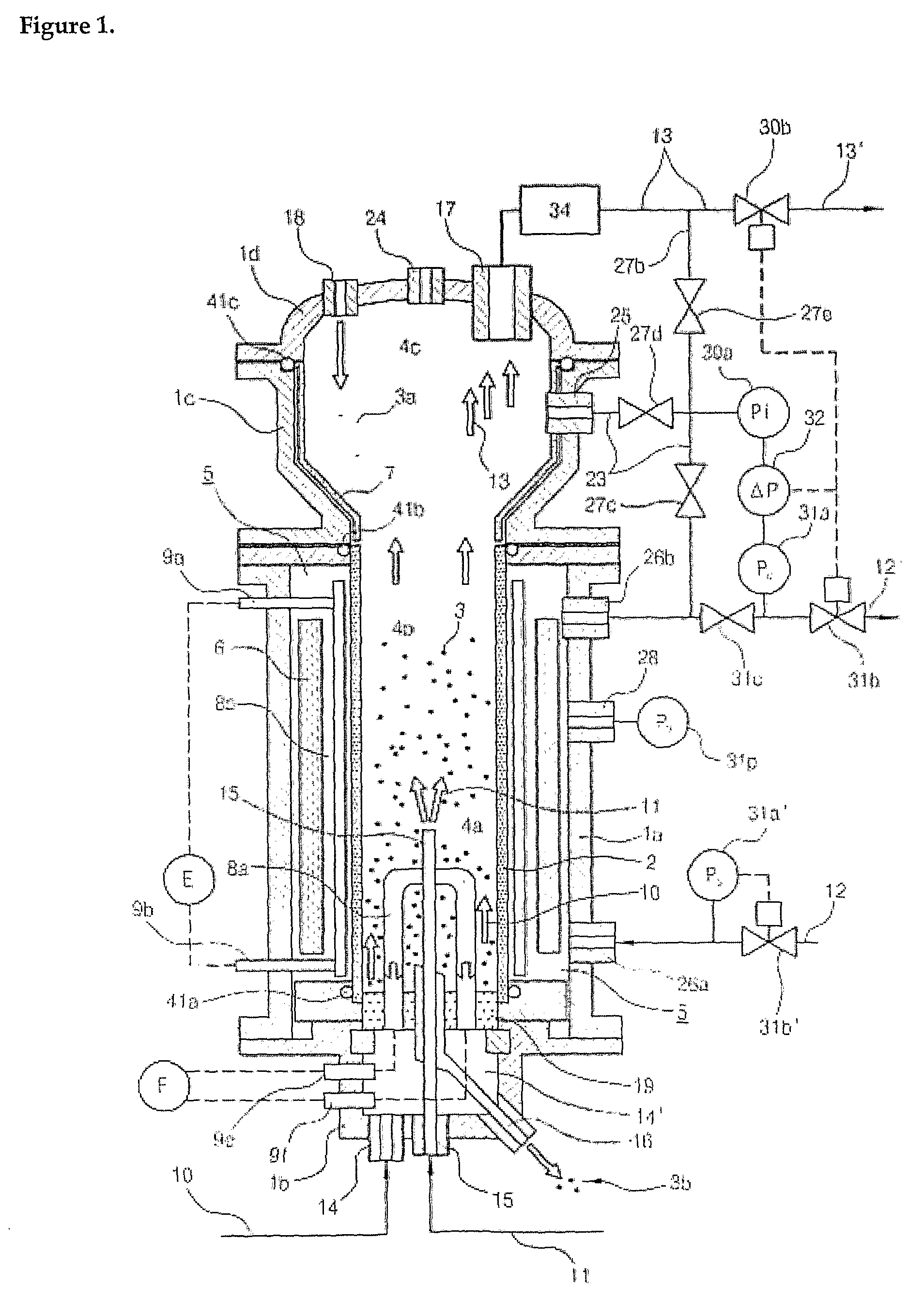 High-Pressure Fluidized Bed Reactor for Preparing Granular Polycrystalline Silicon