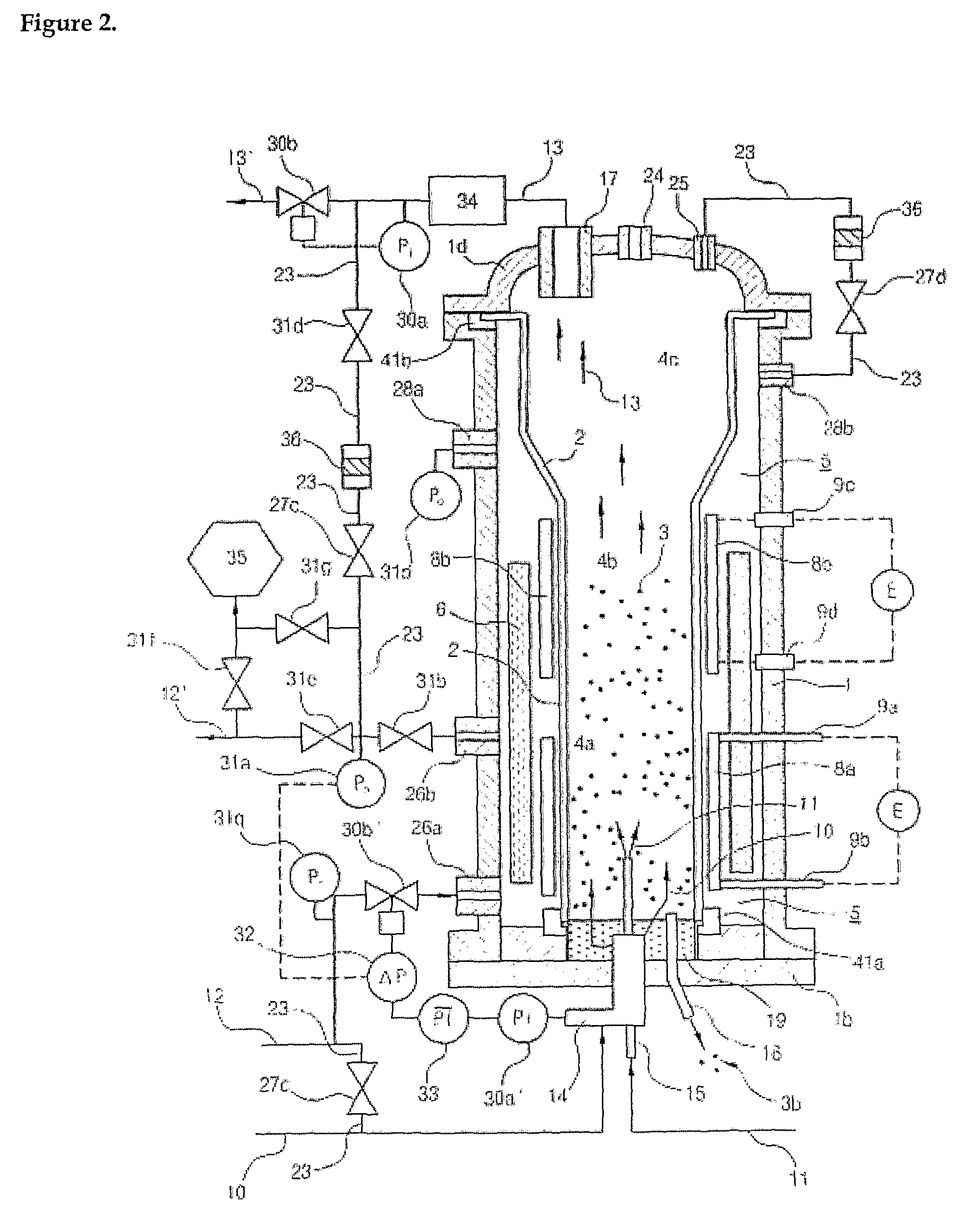 High-Pressure Fluidized Bed Reactor for Preparing Granular Polycrystalline Silicon