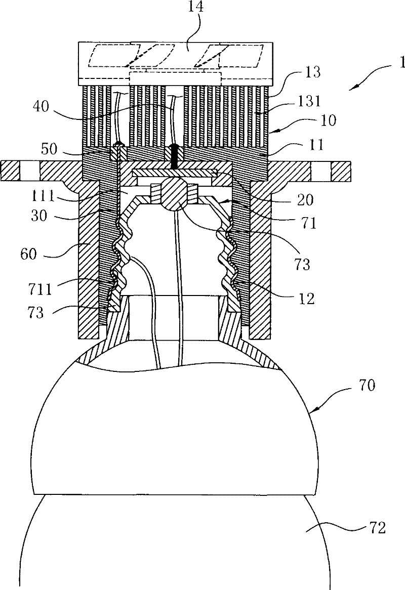 Lamp holder with radiator