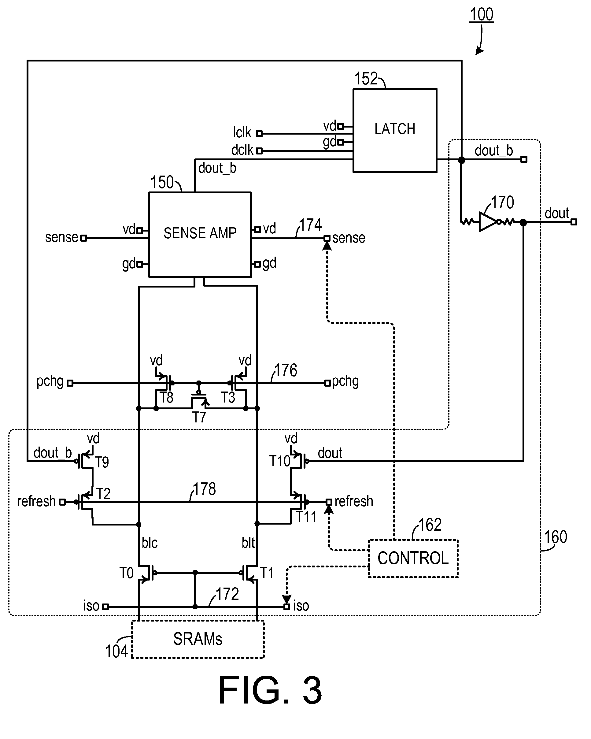 Non-Body Contacted Sense Amplifier with Negligible History Effect