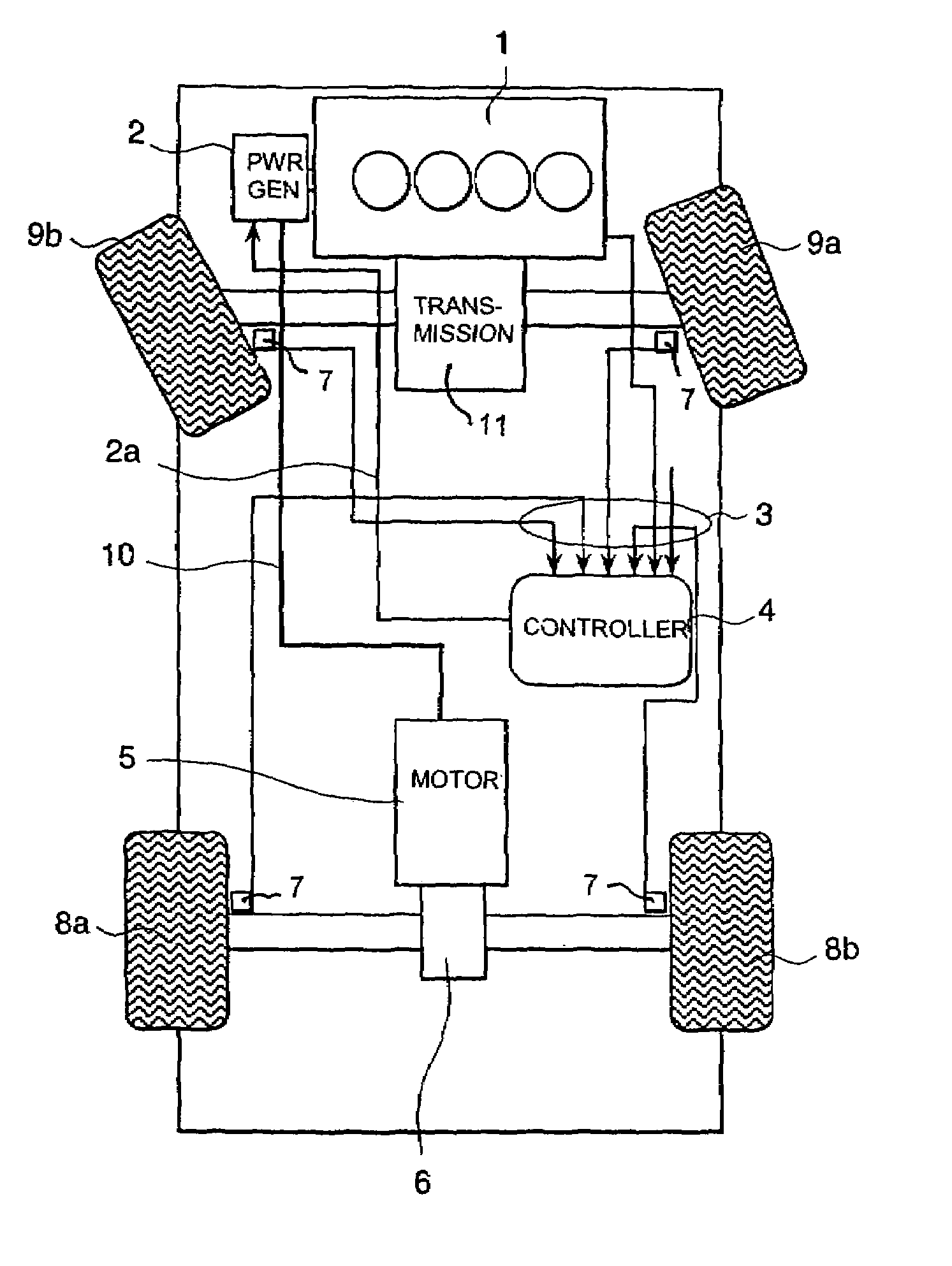 Control apparatus for vehicle-use electric power generator