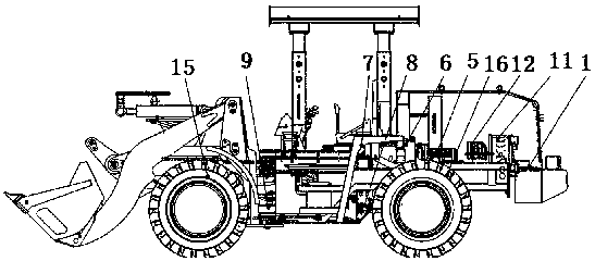 Drive control system for pure electric loader