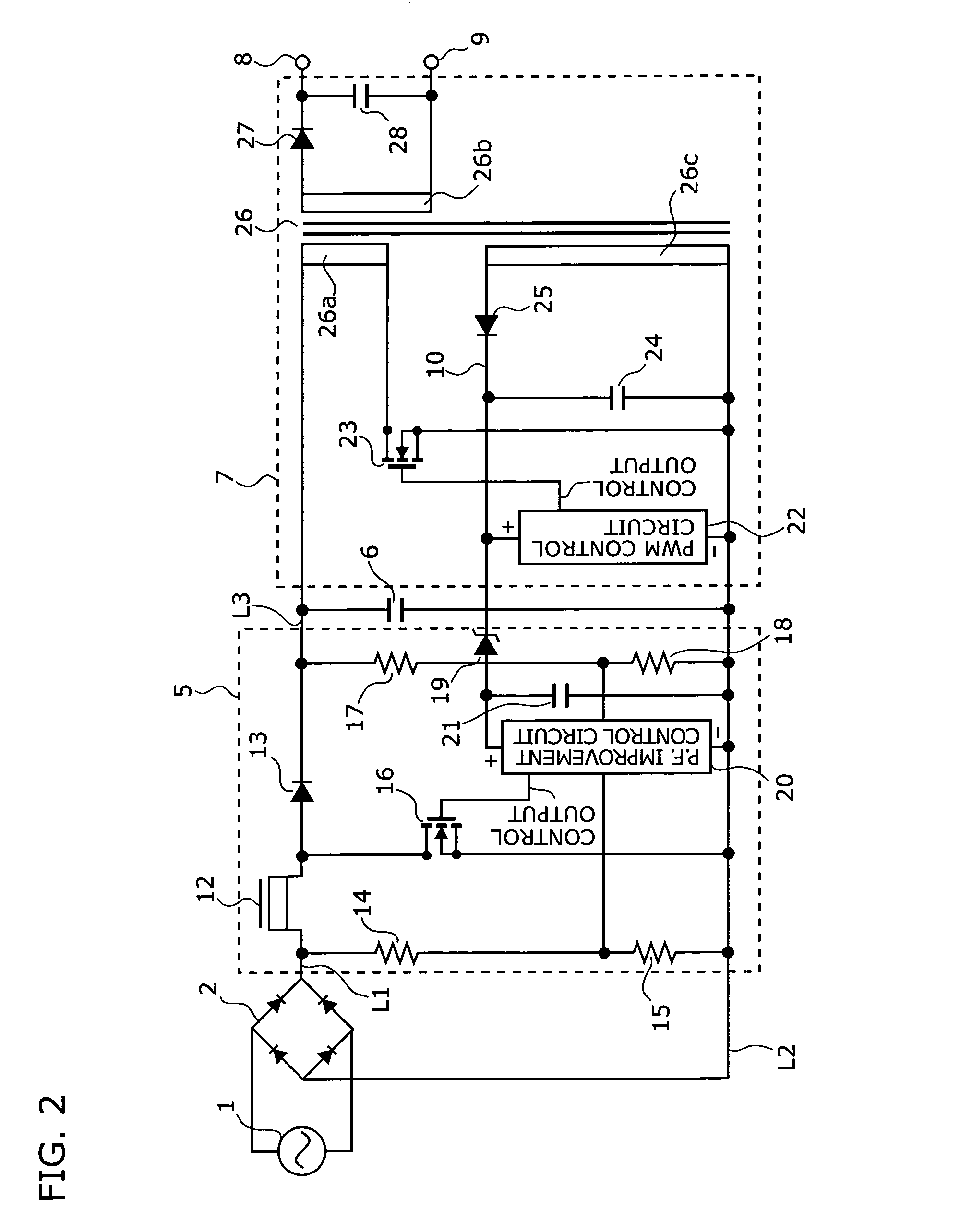 Switching power supply device