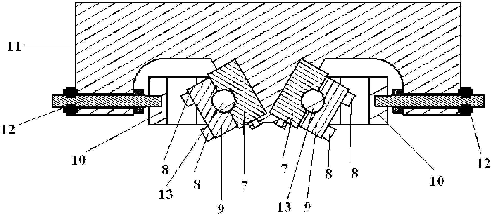 Jogging fatigue simulation experiment system of resonant internal combustion engine