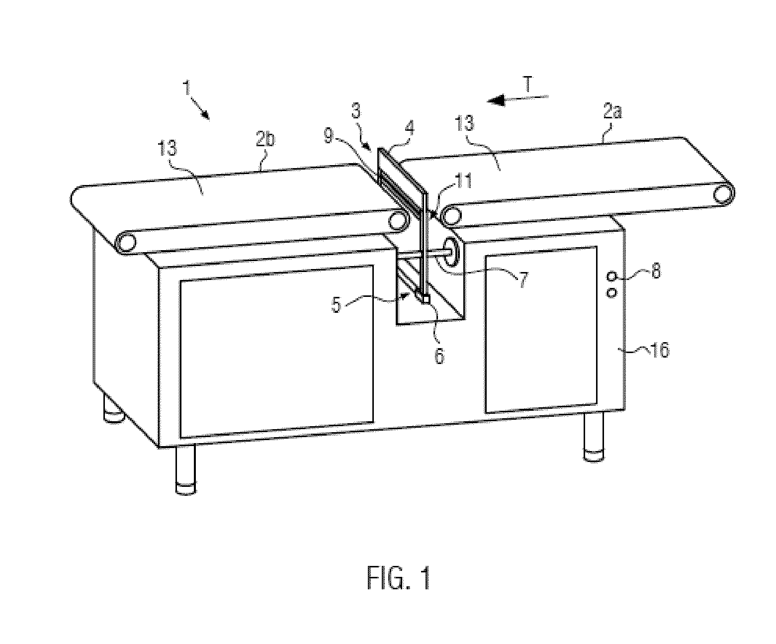 Method and device for separating products