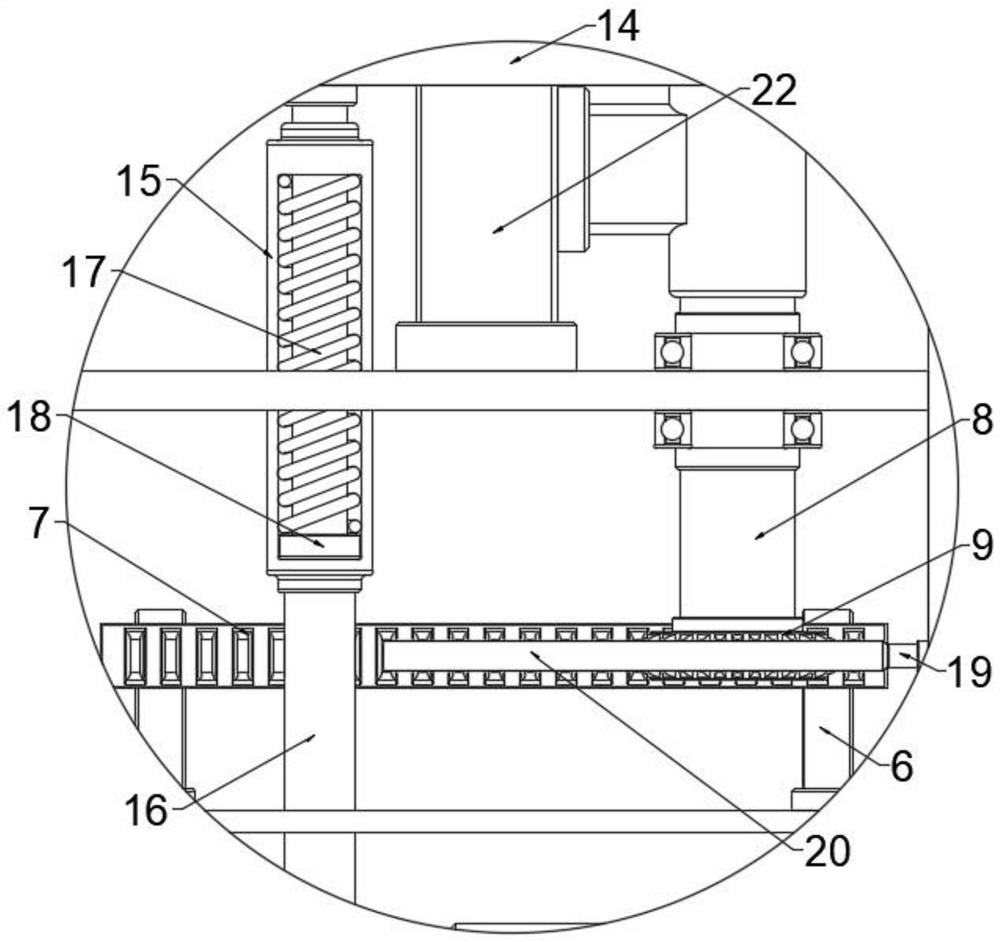 Mandarin corrector connecting device