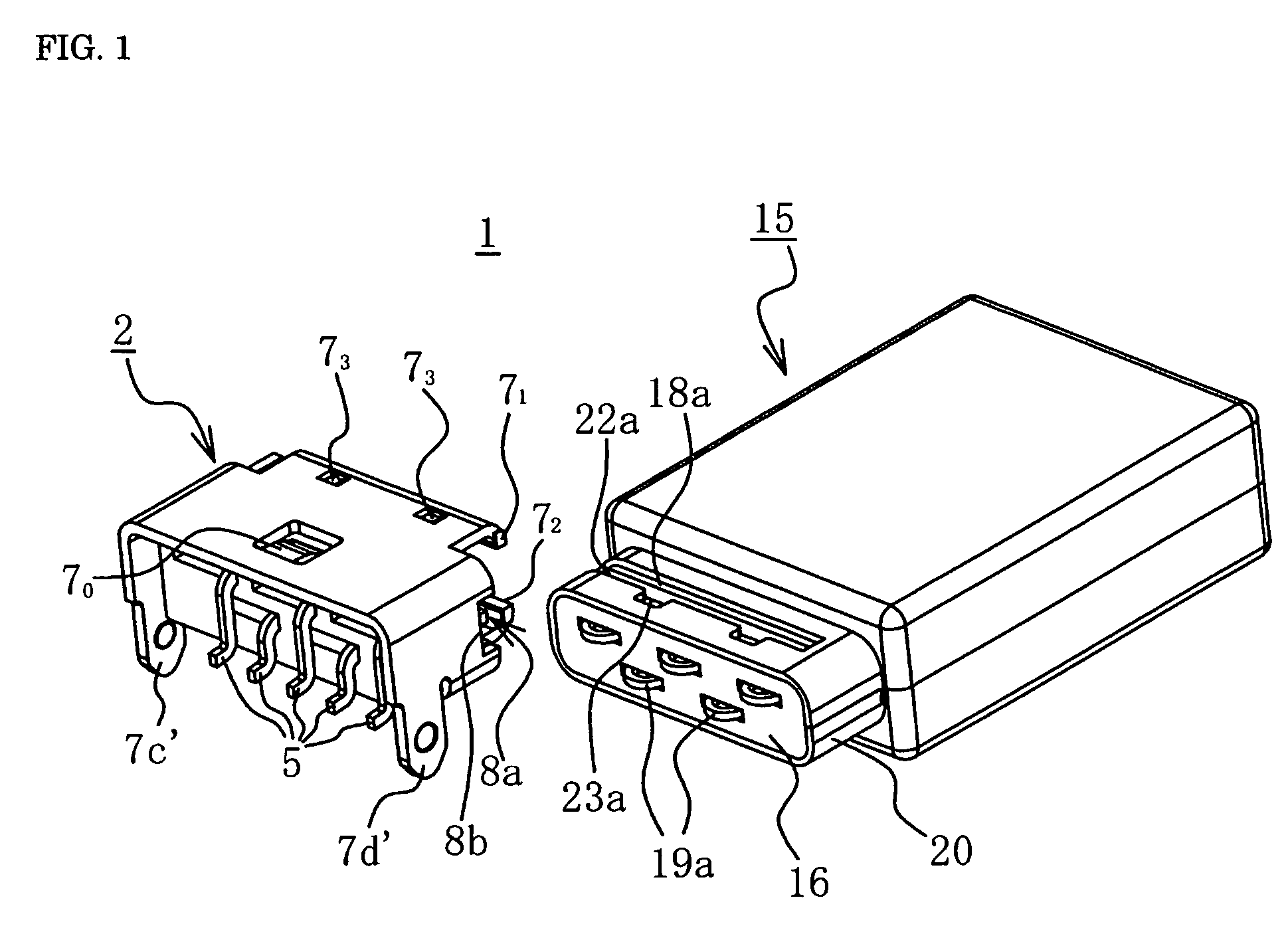 Female connector and male connector