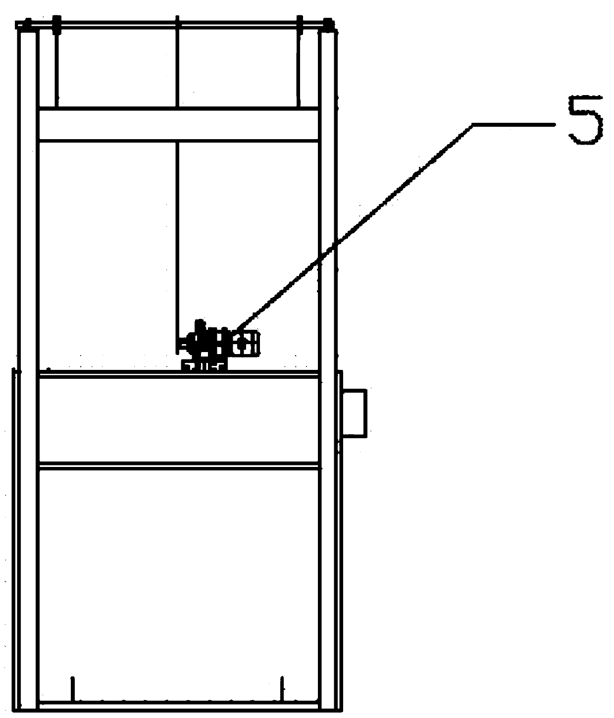 Aging oven used for aluminum material hardening