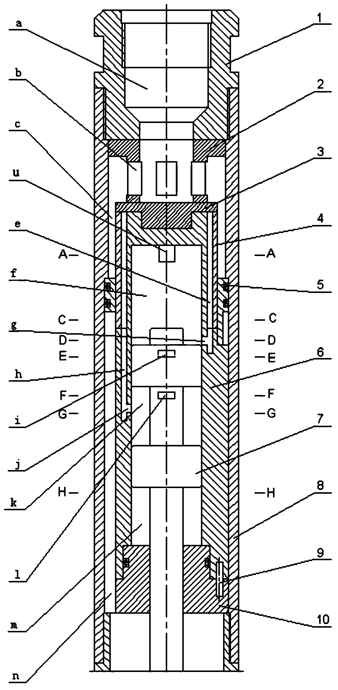 A rotary valve type hydraulic impactor