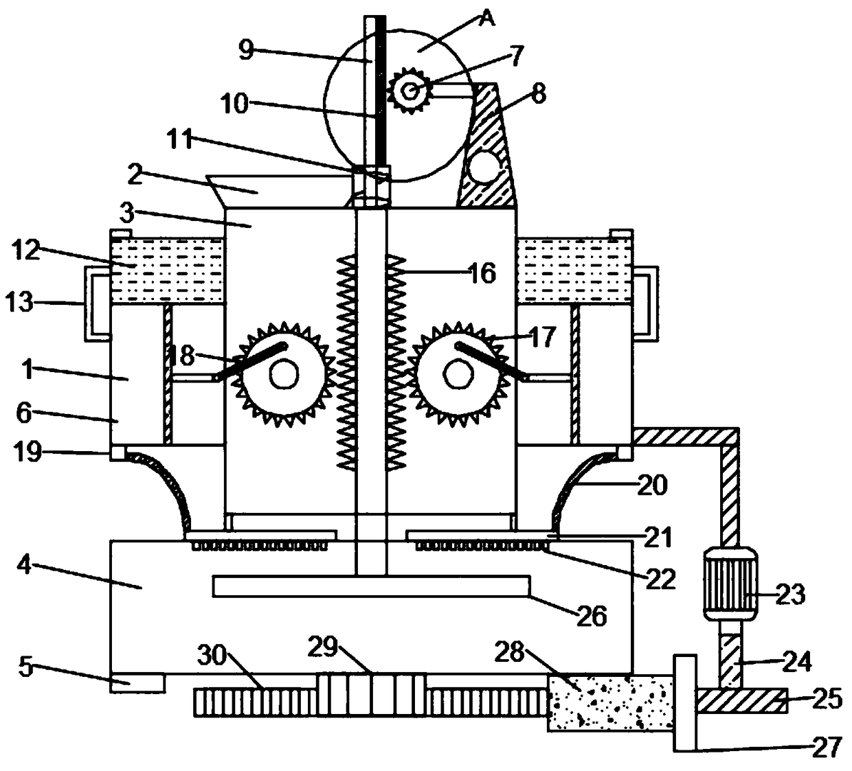 Automatic soil repairing equipment for soil pollution treatment