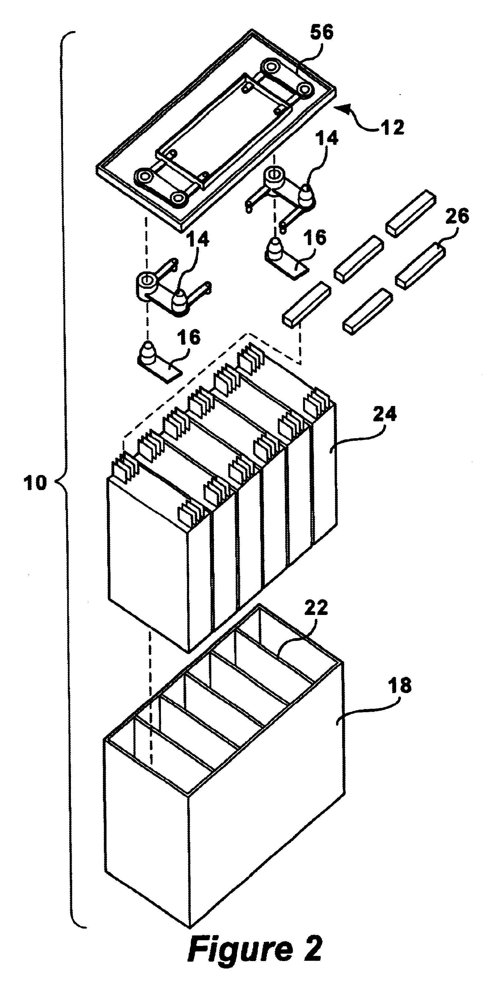 Current measuring terminal assembly for a battery