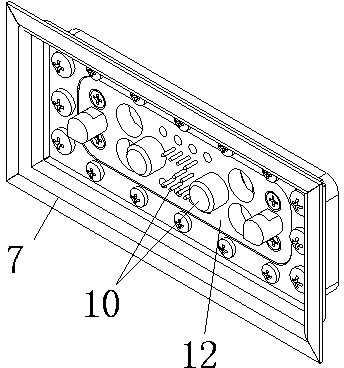 Connection method and structure for inner battery box and outer battery box